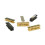 6 mollette da bucato Epoxy - oro-nero-bianco 2