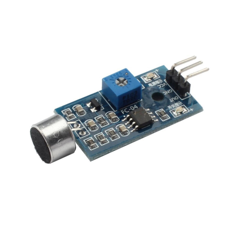 Sound Sensor Module Pack Of 5 - Voice Activated Sound Detection For Lights, Compatible With Arduino And Raspberry Pi 6038364920119