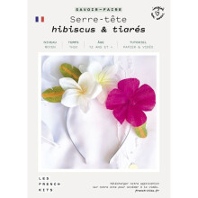 Coffret DIY papel - Tiara flores exóticas