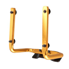 Gold-Aluminium-Legierung Doppelrack-Wandler für Flaschen auf Fahrradsattel