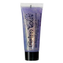 Maquiagem - Gel glitter facial Grim'tout - tubo de 25 ml: Mauve - Para Crianças - Marca GRIM Tout
