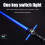 2Pcs 7 Colors Changing Light Up Sword Expandable 8