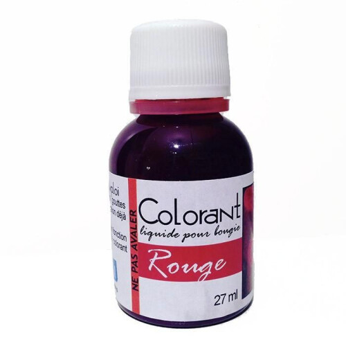 Colorante para vela 27 ml - Rojo