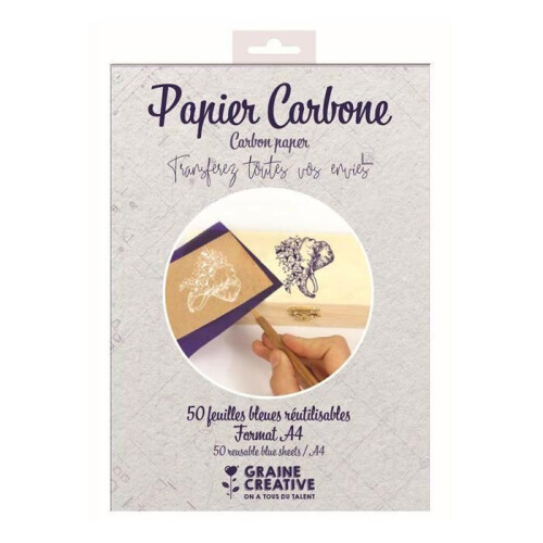 Carbon Paper - 50 Reusable Blue Sheets - A4