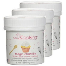 ScrapCooking Pot de Magic Chantilly 50 g - Set di 3 - 4492