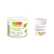 Pasta di pistacchio 200 g + aroma naturale di pistacchio in polvere