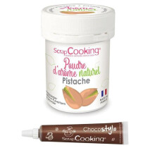 Aroma alimentare naturale in polvere pistacchio + Pennarello cioccolato