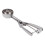 Edelstahl-Eisspoon, langer Griff, silber, 110g 2