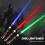 Retractable LED Light Emitting Sword with 9
