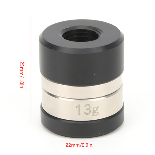 Edelstahl Billard Queue Balance Ring & Schutzset 3/8 Zoll 2