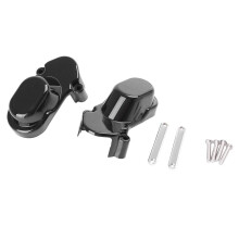 2 Stück Hinterradwellenkappe Seitenschutz Achsabdeckungen Schwarz Für Harley Davidson 1200 883 2005-2014
