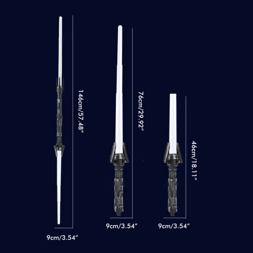 2Pcs 2 in 1 7 Colors Changing Light Up Sword 1