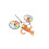 Yellow Cat Bike Windmill Wind Spinner Animal Wind 11