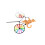 Yellow Cat Bike Windmill Wind Spinner Animal Wind 12