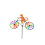 Yellow Cat Bike Windmill Wind Spinner Animal Wind 4