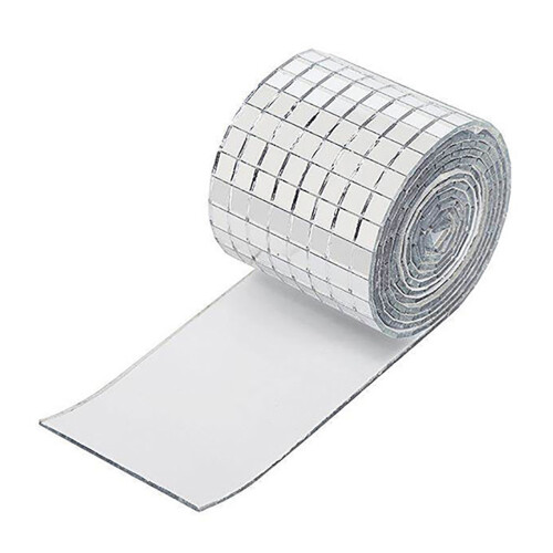 3PCS Mirror Mosaic Tiles Silver 1464 Grains 1