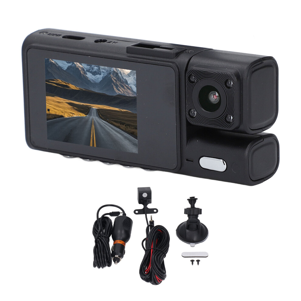 3 Channel Dash Cam 2.0In Screen 1080P Infrared 8130196195449