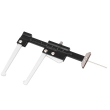 Brake Disc Depth Measuring Tool, Portable Fraction Gauge for Accurate Tyre Disc Depth Measurement, Universal Compatibility