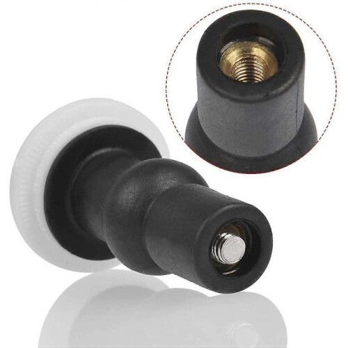 4 Pack Toilet Seat Hinges Bolt Expanding Rubber Top Nuts Screw 2
