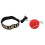 Langlebiger Boxreflexball mit Stirnband für Tempotraining 6,4 cm 10