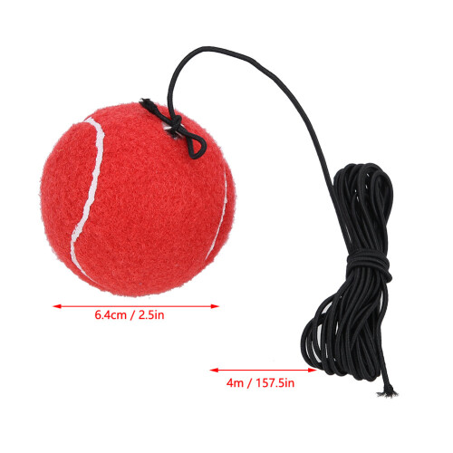 Langlebiger Boxreflexball mit Stirnband für Tempotraining 6,4 cm