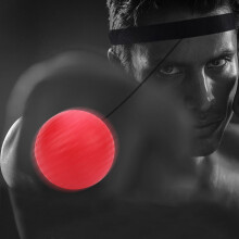 Reaction Reflex Ball with Headband for Boxing & Stress Relief, 6.3cm