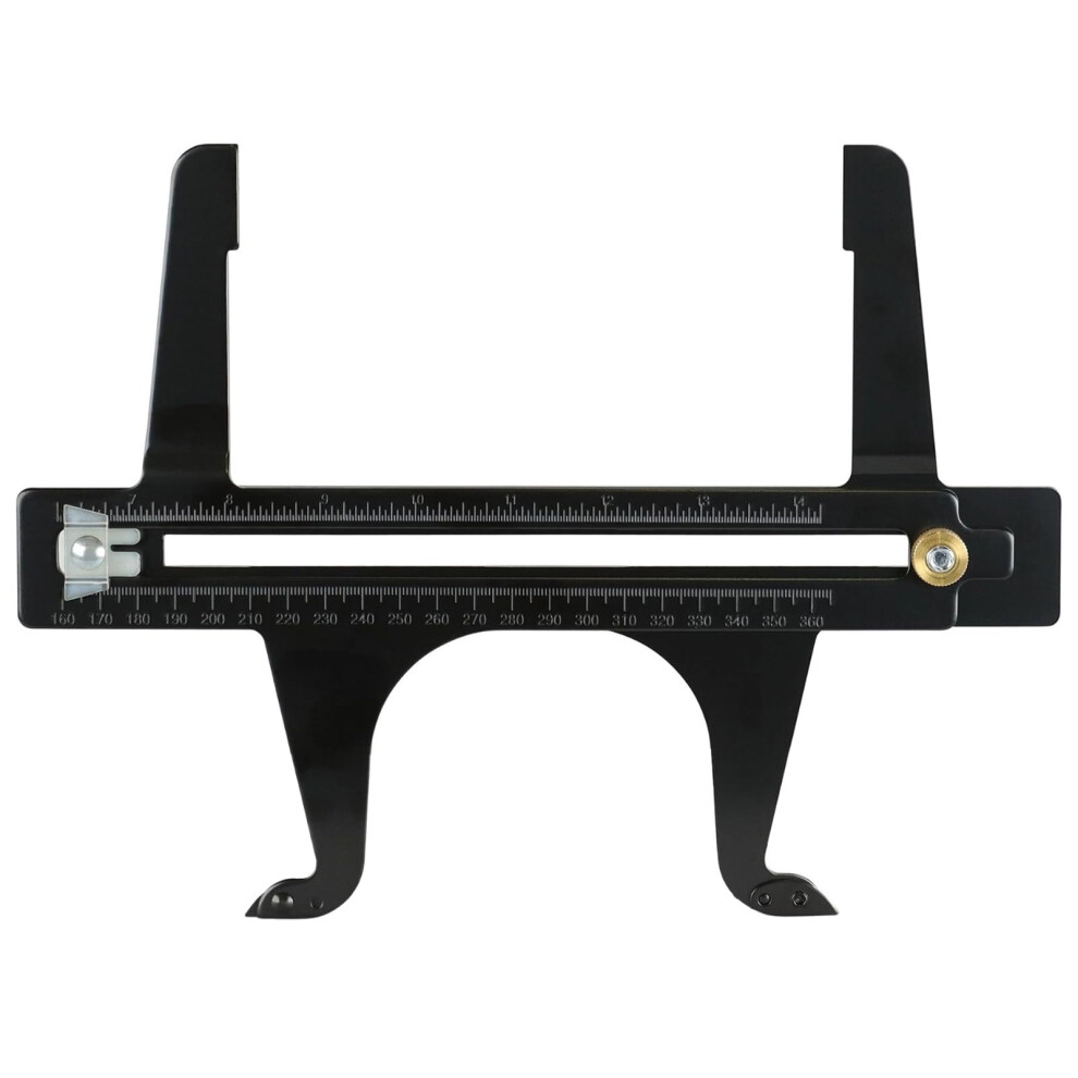Brake Drum Gauge For Reset, 6.5-14.25 Inch Double Scale Brake Measuring Tool For Accurate Brake Resetting 6947110790046