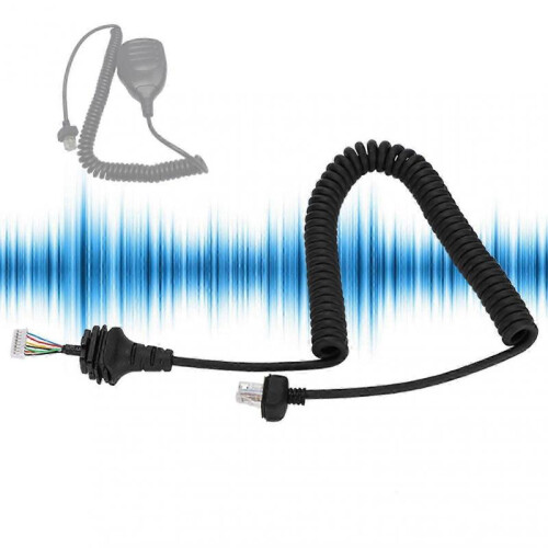 Speaker Mic Hand Microphone Replacement Cable Cord Fit for ICOM Radio Microphone HM-152 2