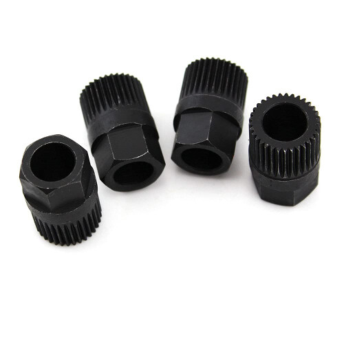 4 Pcs Socket Driver 33 Teeth Freewheel Pulley Removal Tool for Alternator Coupler, Compatible with Various Models