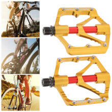 WAKE Bike 3 Lager Aluminiumlegierung Pedal - Langlebig, Leicht, Gold