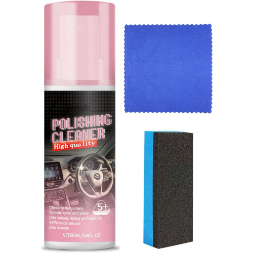 Complete Car Interior Care Solution, Efficient Stain and Scratch Removal, Leather Cleaner and Protector for All Vehicles 1