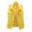 (M, Yellow) Women Spring And Autumn Coats Solid Sleeveless Denim Jacket Outerwear 1