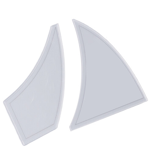 2PCS Acrylic Sewing Ruler Twisted Pinwheel 1