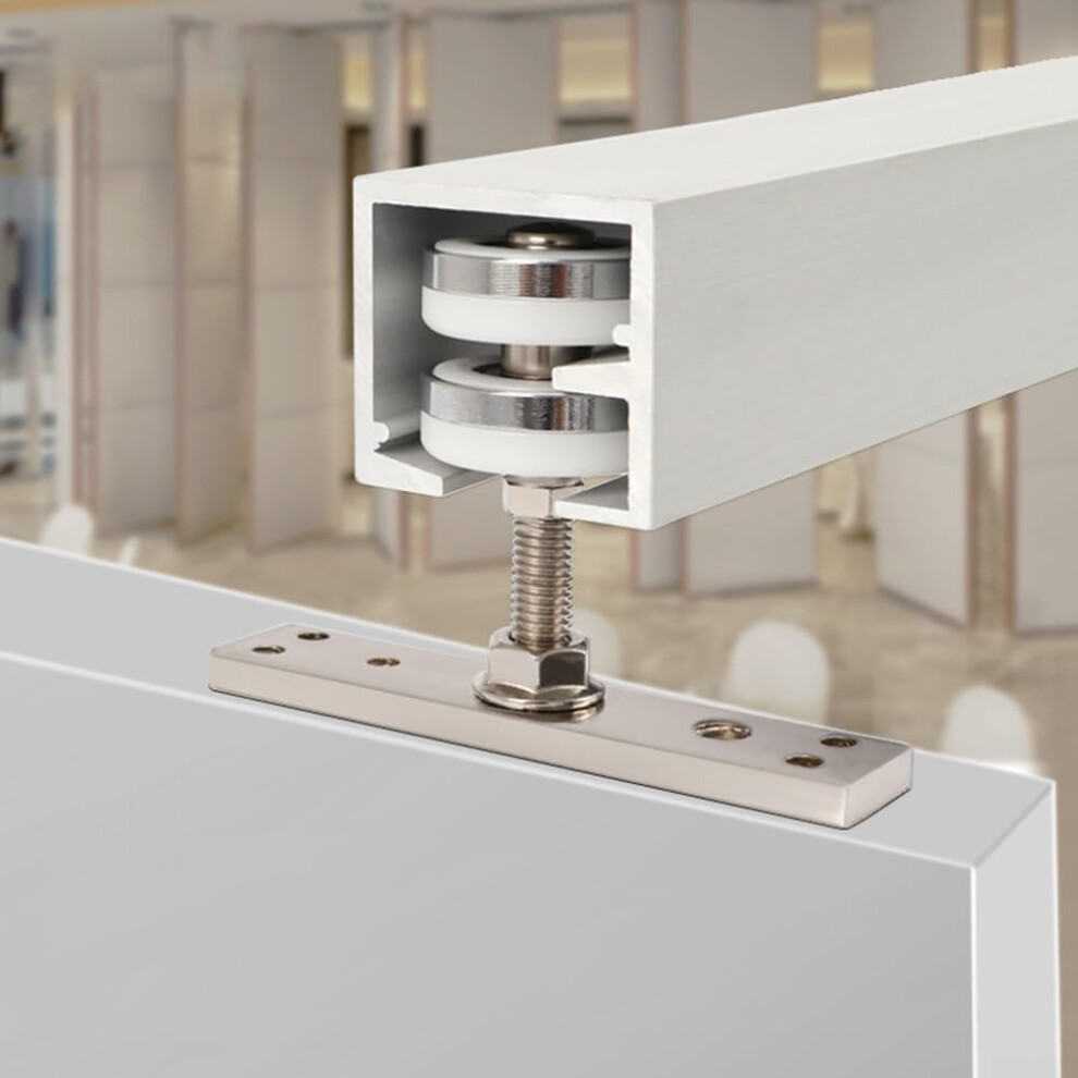 Robust Folding Door Pulley System For Heavy Duty Use, Balanced Weight Distribution Up To 60Kg, Top Door Track 6947110791234