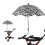 14in Universal Stroller Parasol with UV Protection 11
