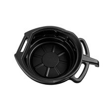 Oil Drain Pan, Waste Motor Oil Collector with 3 Handles, 15 Quart Capacity, Auto Maintenance and Repair Oil Catch Basin