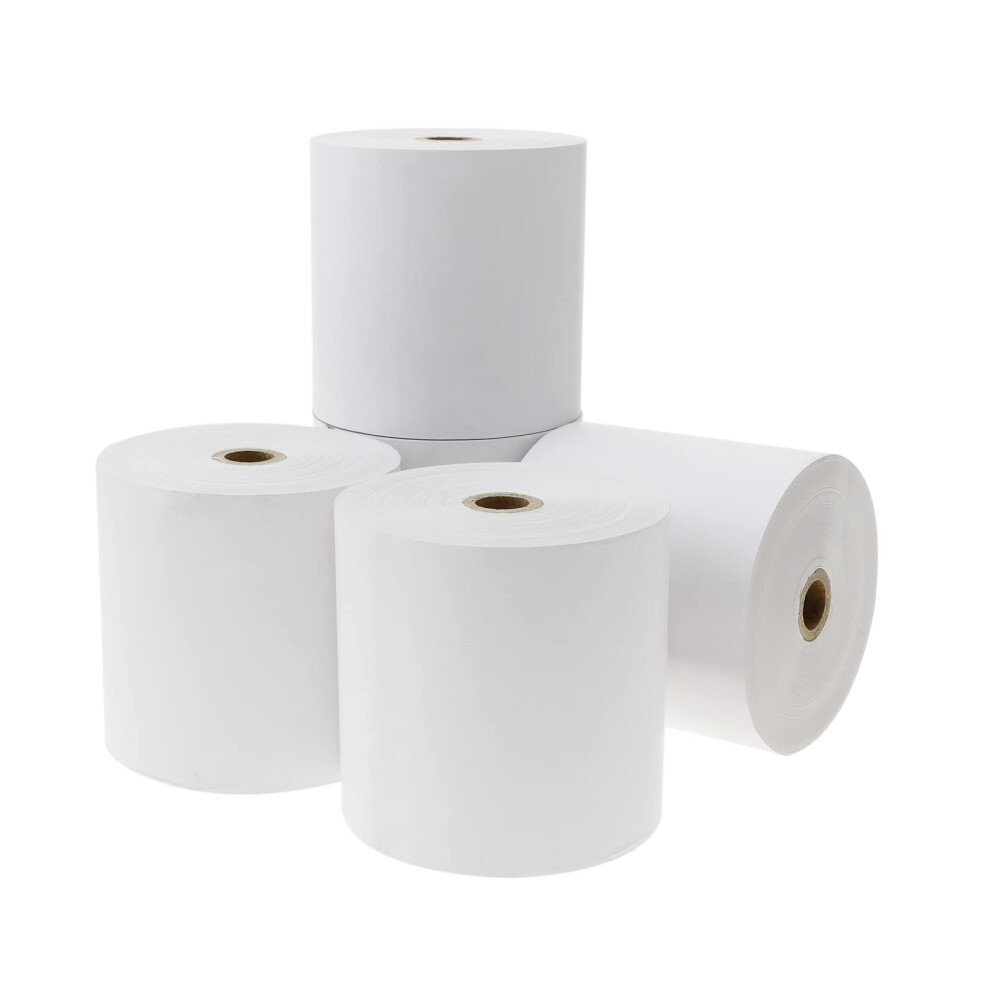 Thermal Paper Roll 80x80mm for EC Terminals and Cash Registers, Compatible with Credit Card Machines, Pack of 5-image-OPC-PK7B5YG-NEW