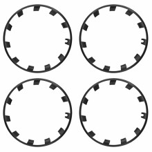 4-Piece Set Wheel Rim Protection, Hub Rim Guard Cover for Model Y 2021-2024, 20/21 Inch Matte Black Trim Ring