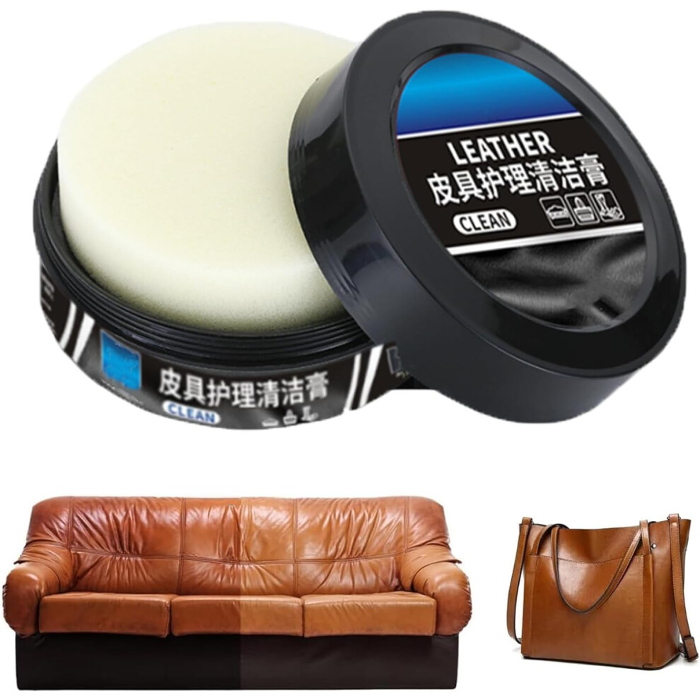 Leather Cleaning And Care Paste, Leather Conditioner For Cars And Furniture, Leather Repair Kit, Color Restorer, 1 Piece Cream 6947110792088