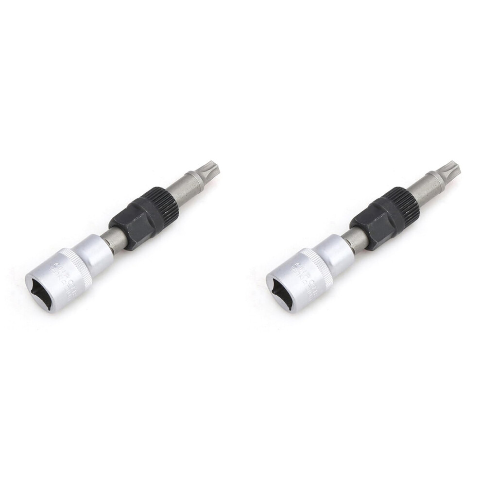 T50 Light Machine Pulley Socket Bit Set, 2X 33 Tooth Medium Bolt Removal Tool For Light Machine Pulleys 6038364927804