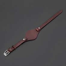 (Brown) Genuine Leather Watch band For Fossil Es3077 Es2830 Es3262 Es3060 Steel Buckle