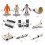 10Pcs Astronaut Model Set PVC Spaceman Toys Outer 2