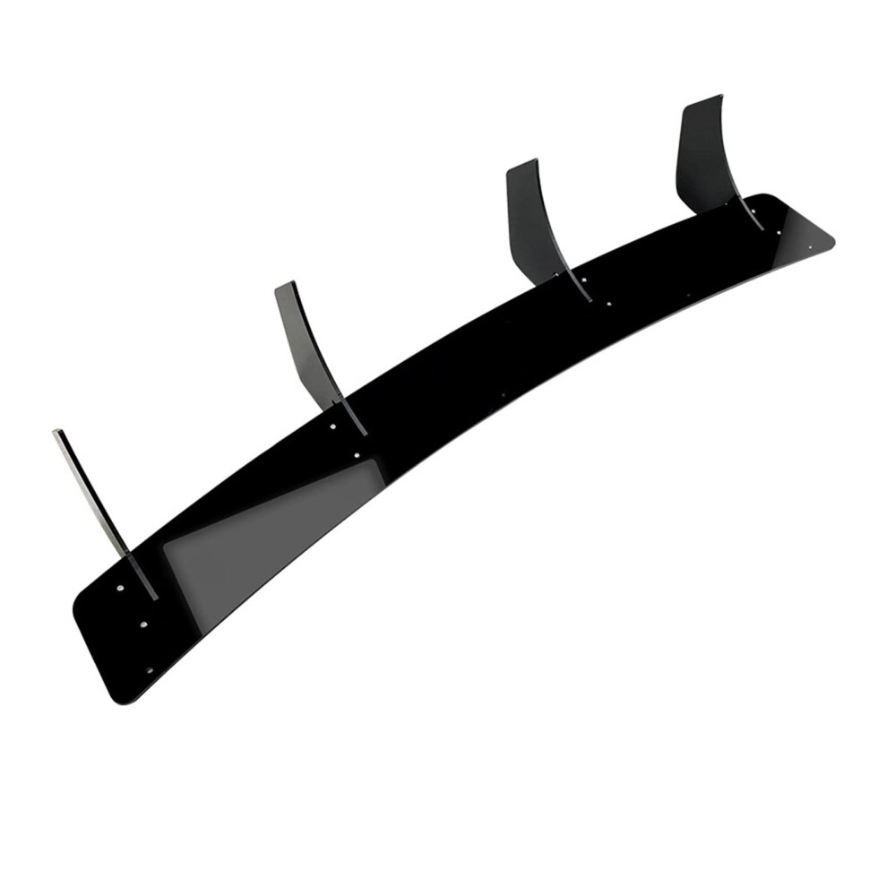 Auto HeckstoãStangendiffusor Hinten Spoilerlippe Kompatibel Fã¼R Mercedes Benz C117 Cla45 Amg 2016-2019 Glã¤Nzend Schwarz 4 Flossen 6947110794556