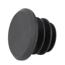 10 Stück Schwarze Kunststoff-Griffkappen für Fahrradlenker, 1,52,51,5 cm