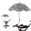 Baby Stroller Umbrella UV Protection 360 Degree 3