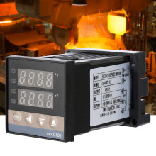 REX C100FK02-M*AN PID Digitaler Temperaturregler mit Relaisausgang für HLK