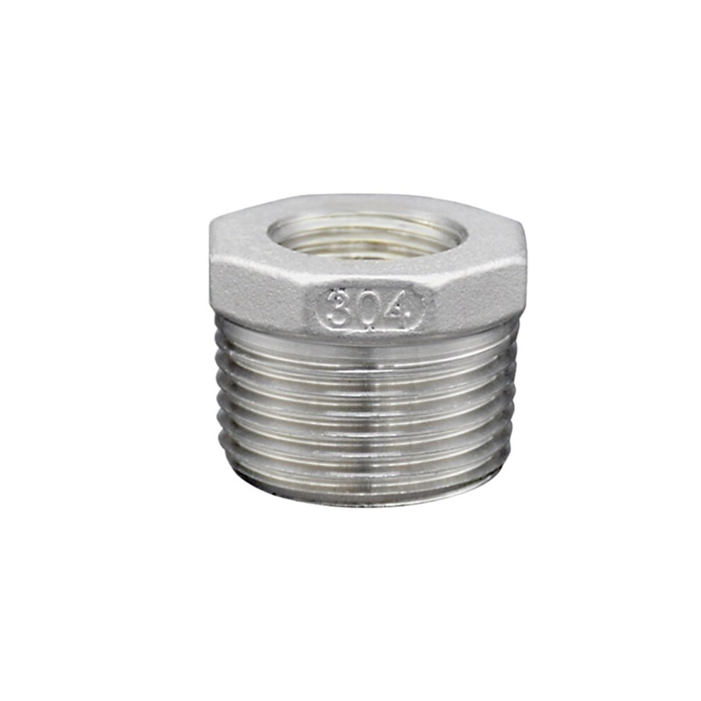 Pipe Fittings 1/8" To 1-1/4" Male Thread 304 Stainless Steel Reducer Connector For Plumbing Applications 6038364930200