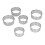 10 Stück Edelstahl-Maultaschenformer-Set, Silber, 293g 7