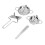 10 Stück Edelstahl-Maultaschenformer-Set, Silber, 293g 11