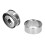 10 Stück Edelstahl-Maultaschenformer-Set, Silber, 293g 5